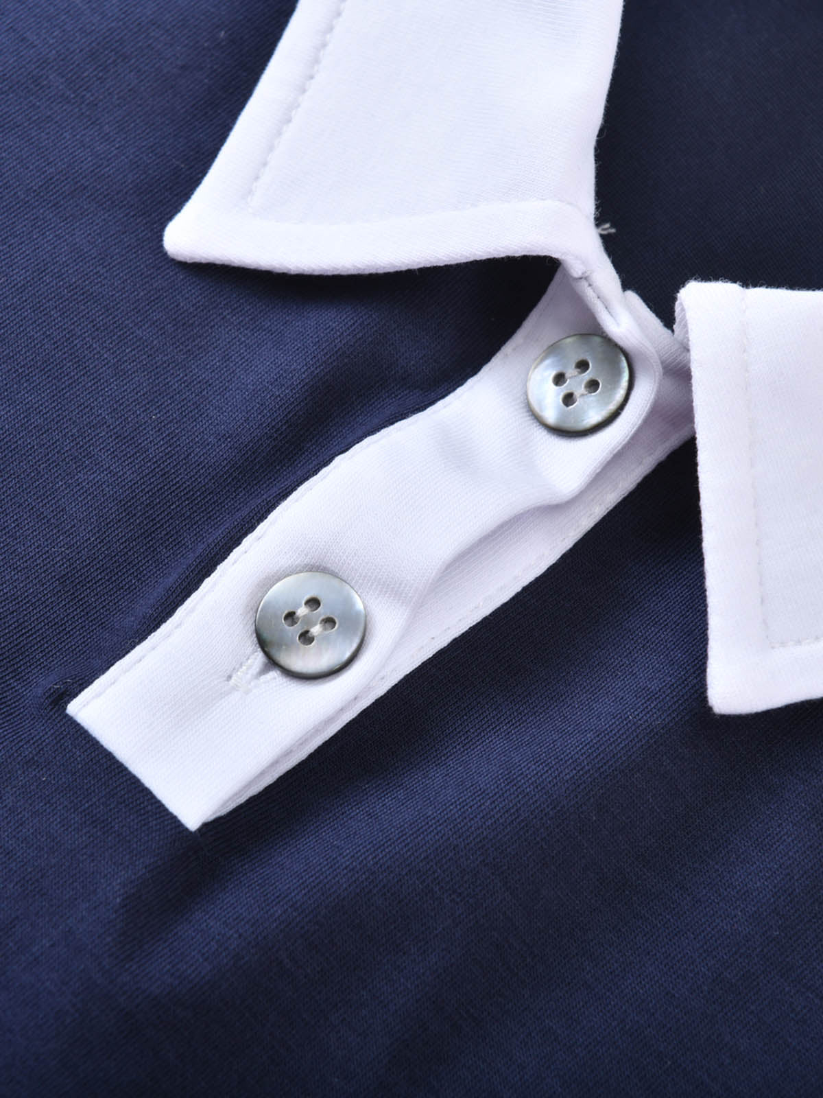 Kins Class Princess Collar Crop Polo Tee & Puffy Hem Mini Skirt For Kids