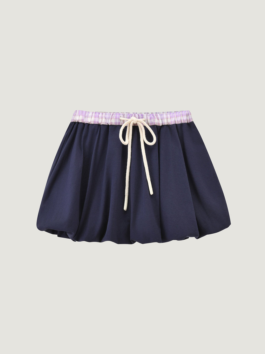 Kins Class Princess Collar Crop Polo Tee & Puffy Hem Mini Skirt For Kids